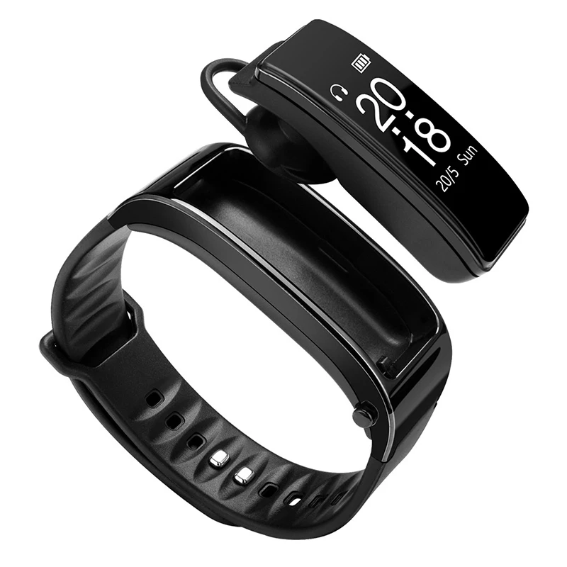 

Y3 Bluetooth Headset Smart Bracelet 2 in 1 watch with earbuds Wristband health monitoring Sport Earphone and Mic HD call