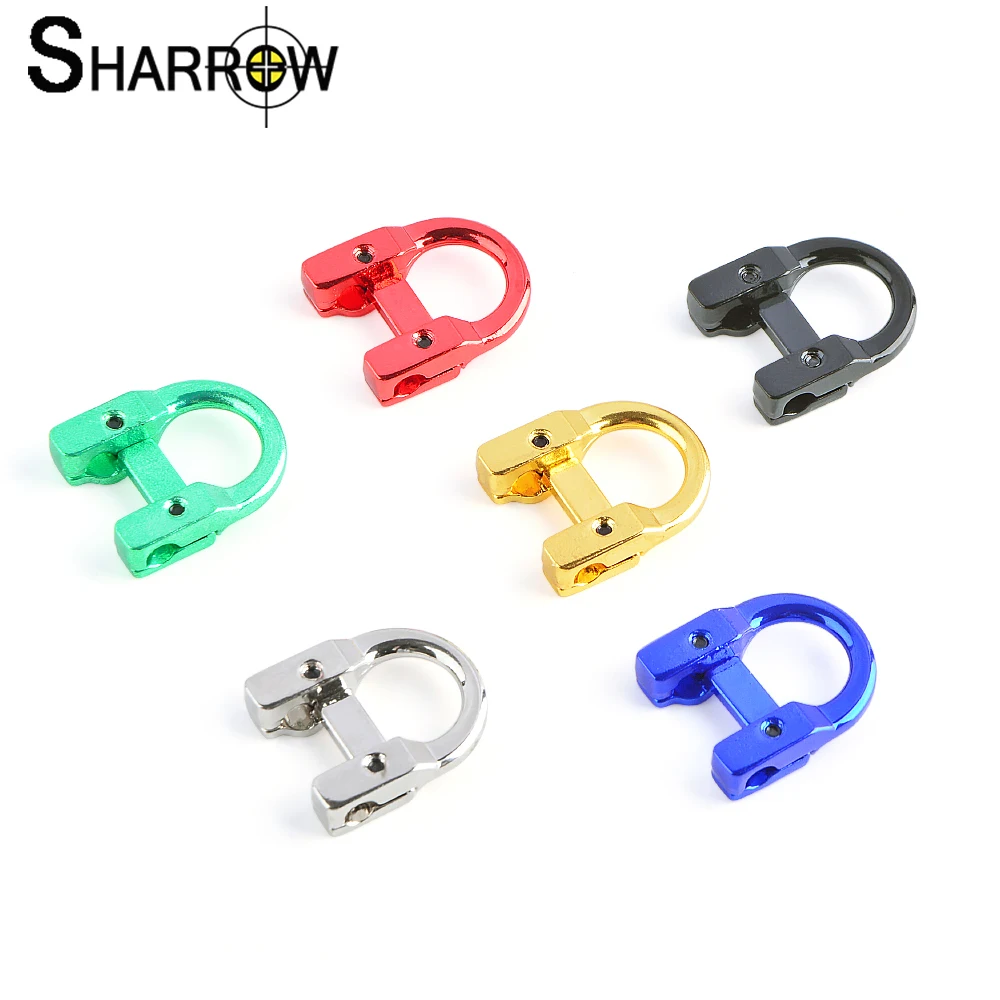 

Archery D Loop Release Compound Bow U Shape Ring Metal D Ring Archery Hunting Targeting Shooting Protection Aid Accessories