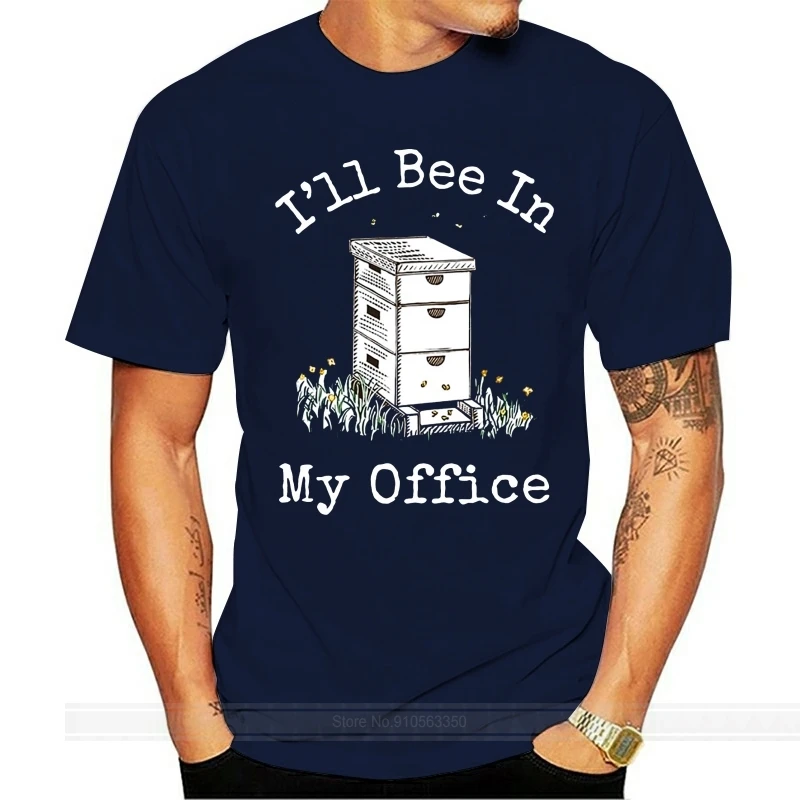 Футболка с надписью iwill Bee In My Office 011676 для мужчин и женщин крутая забавная пчеловод