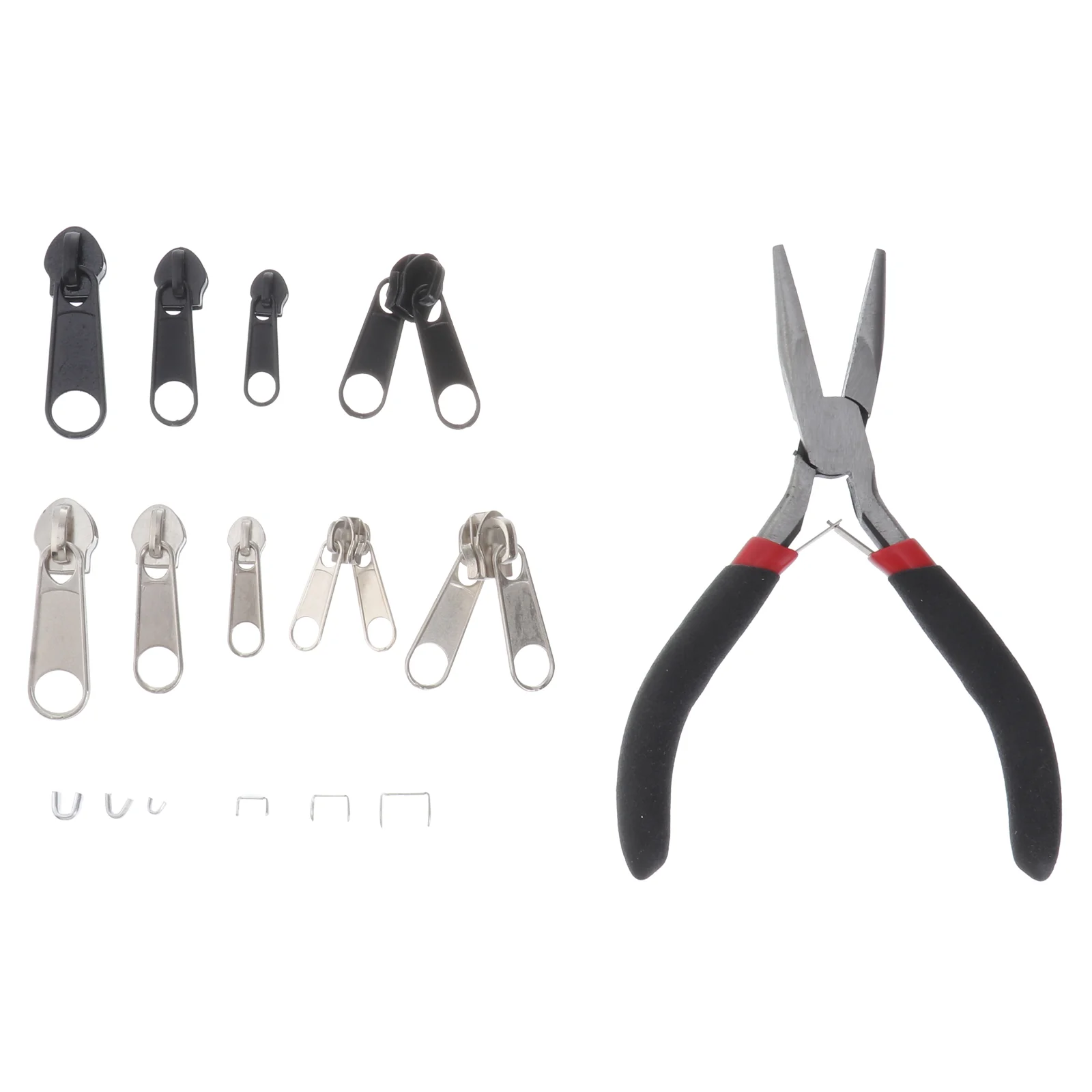 

85 Pcs Zipper Slider Coat Puller Plier Set Luggage+sets Top Cutting Pliers Tool Tote Bag