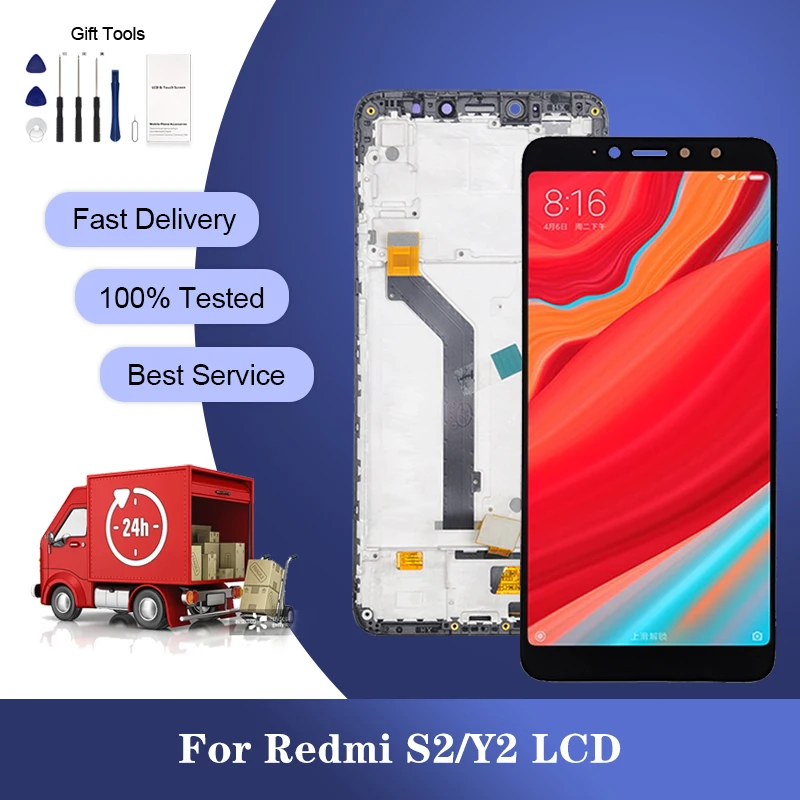 

5.99 Inch For Xiaomi Redmi S2 Lcd Touch Screen Digitizer Assembly Y2 Display M1803E6G M1803E6H M1803E6I Free Ship Wholesale
