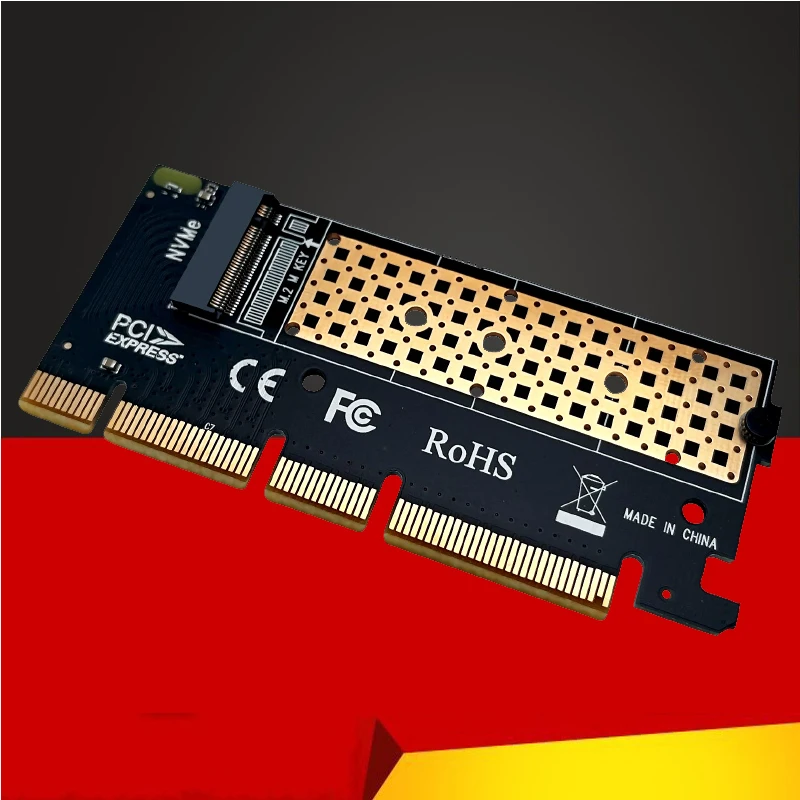 

Переходник PICE на M2, переходник NVMe SSD NGFF PCIE M2, Райзер-карта, адаптер 64 Гб PCI Express 4,0 X4 X8 X16, поддерживает 2230 2242 2260 2280 m.2 NVME
