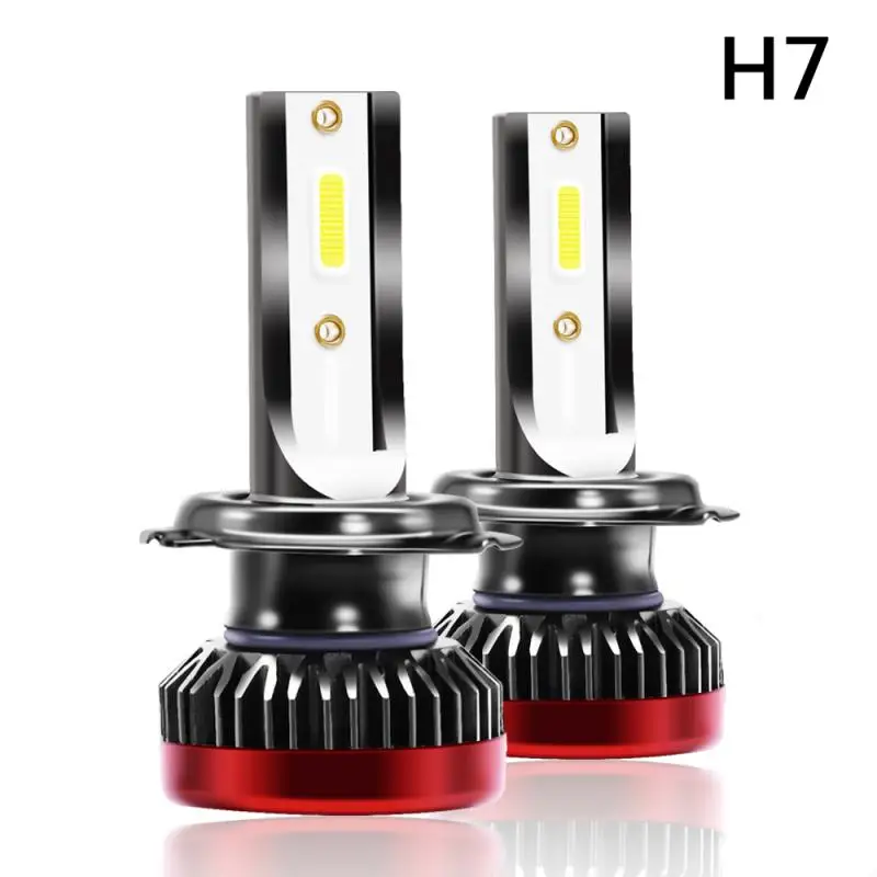 

2 Pcs Mini LED Headlights H7 H8/H9/H11 9005 9006 9012 Car LED Headlights 76W 8000ml 6000K Headlight Kit IP68 Waterproof Dropship