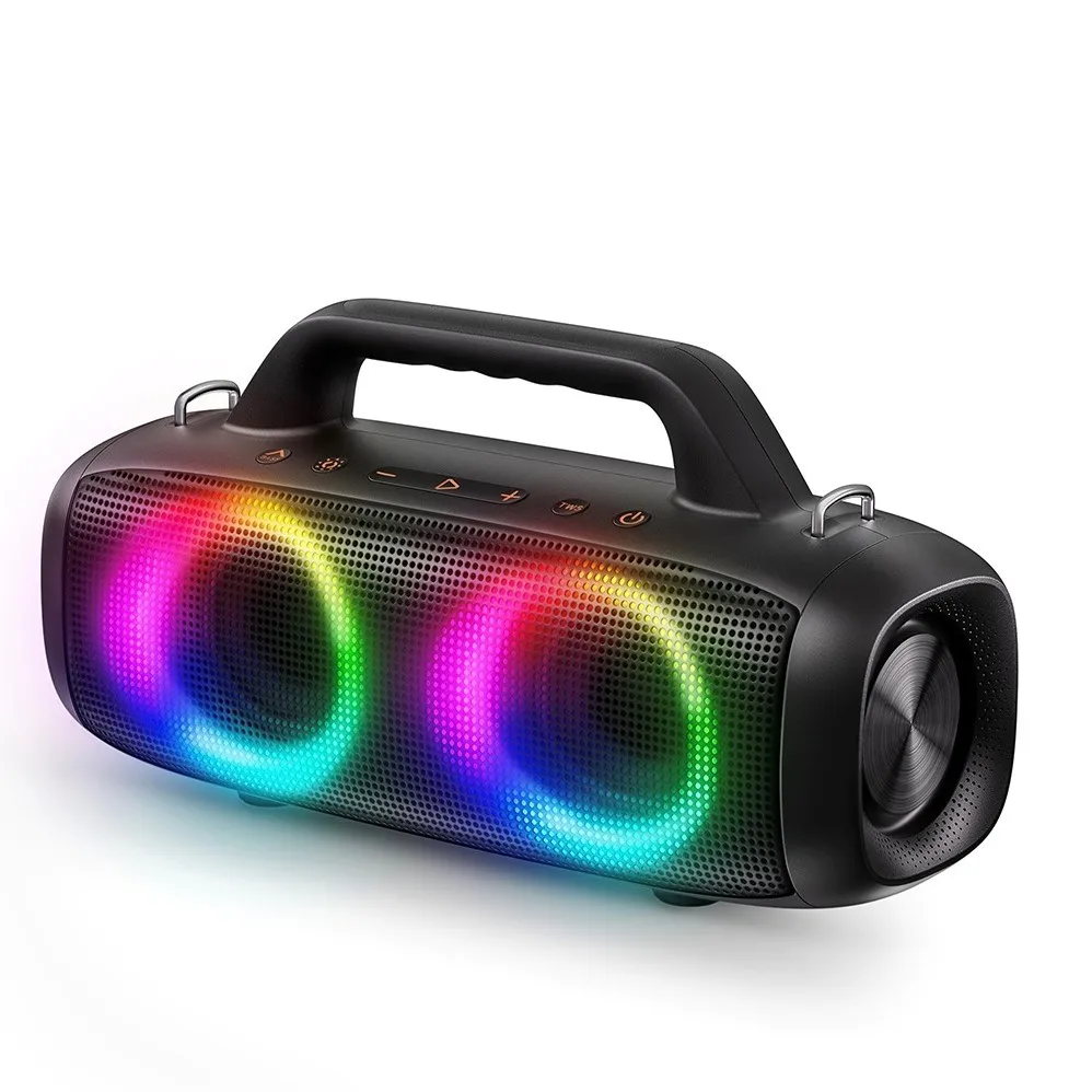 

PartyBox 100W Portable BT Party Speaker with Dynamic Light Show DJ Outdoor Bluetooth Speakers Super Rich Bass 20 Hours Playtime