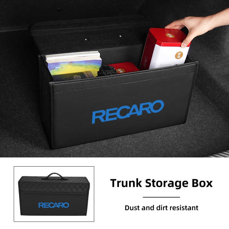 Аксессуары для салона автомобиля органайзер багажника Recaro Racing кожаный складной