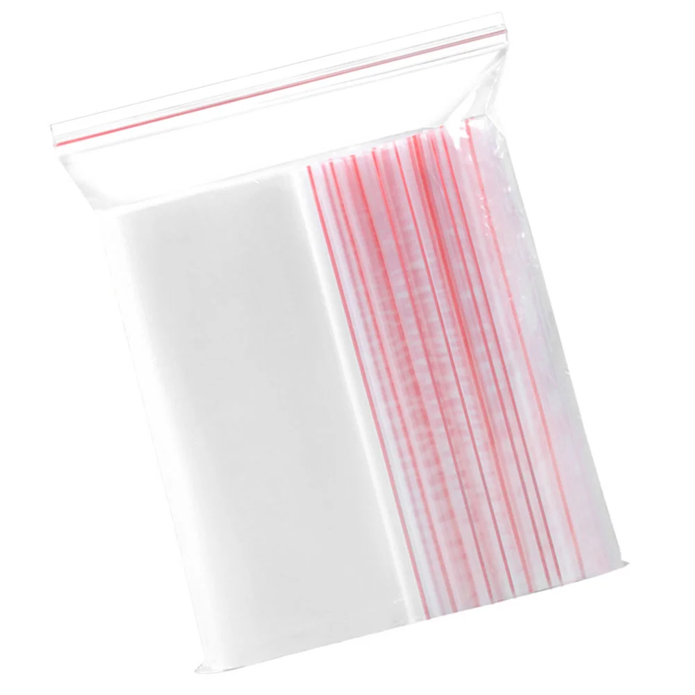 

100 Pcs Press Sealing Bags Candy Packing Closure Pockets Transparent Sweets Jewelry