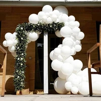 5 36inch matte latex pure white balloons wedding decoration birthday party baby shower round helium ballon arch garland balloons