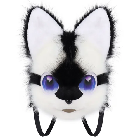 Реалистичный плюшевый рюкзак с головой собаки