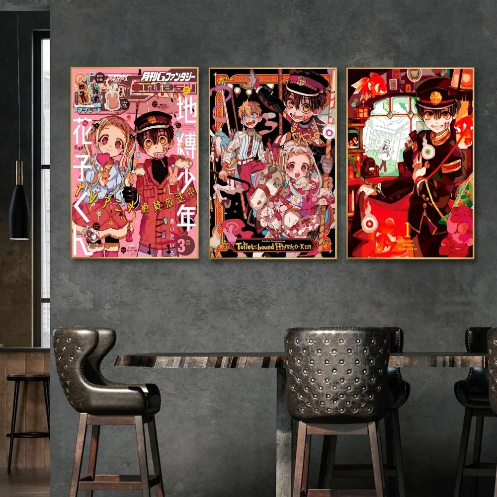 Туалетный плакат Hanako-kun японское аниме ролевые фигурки постер с бумажным принтом