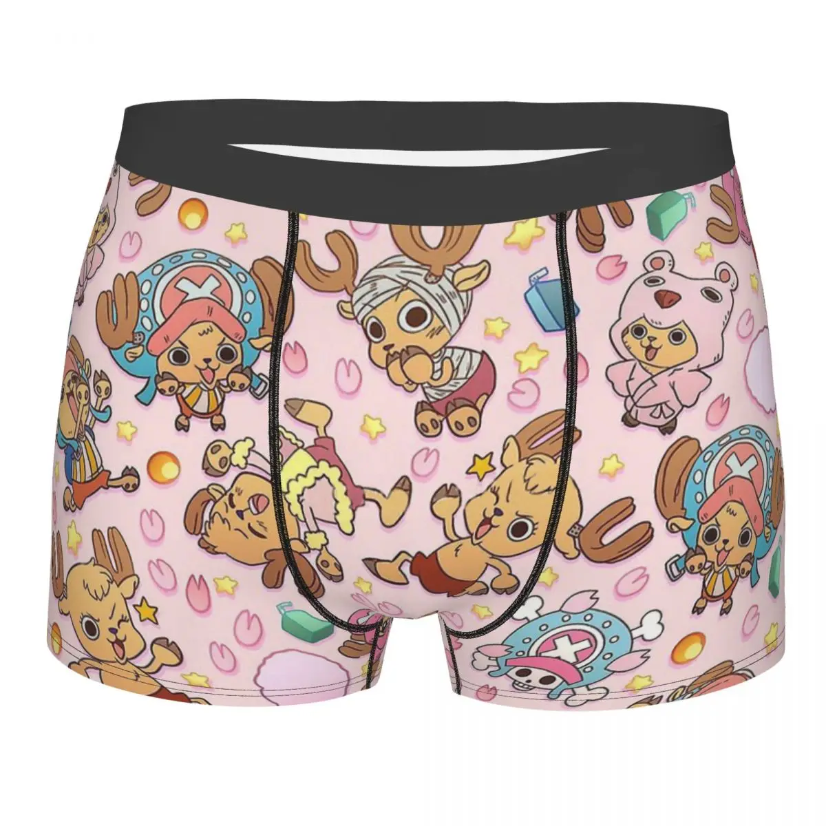 

TONY TONY Chopper One Piece Monkey D. Luffy Underpants Cotton Panties Men's Underwear Ventilate Shorts Boxer Briefs