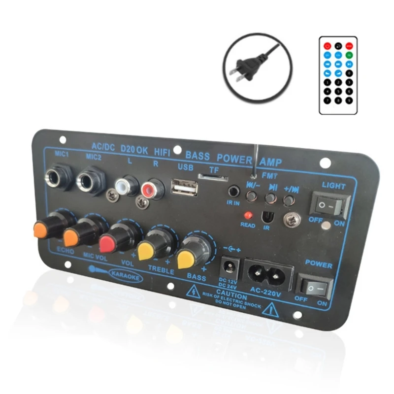 

D20 Bluetooth-совместимый цифровой усилитель мощности FM-высокие и басовые звуки