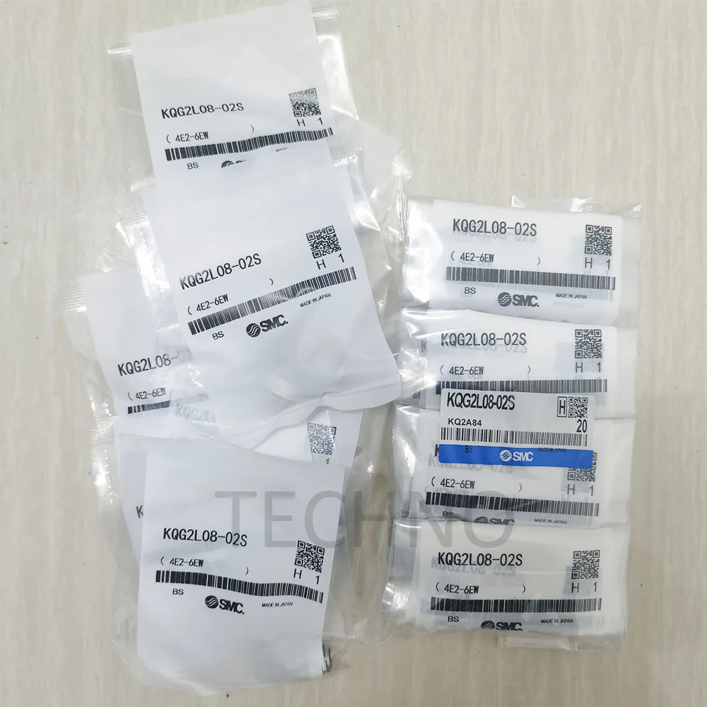 Оригинальные фитинги SMC KFG2L0806-02 4F1-7DQ высокая твердость новая энергия индустрия