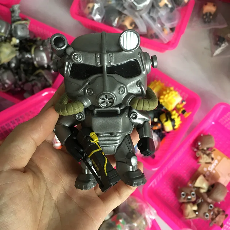 Оригинальные Подержанные игры: Fallout - Power Armor виниловая экшн-фигурка Коллекционная