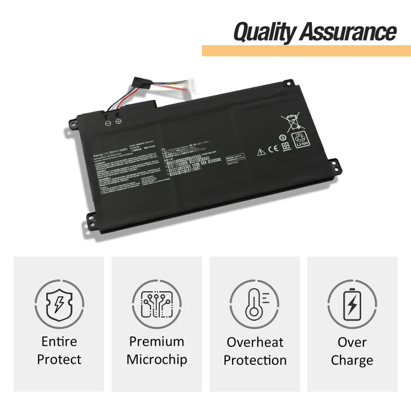 42 Втч B31N1912 C31N1912 Замена аккумулятора для ноутбука ASUS VivoBook 14 E410MA L410MA F414MA E510MA E510KA L510MA