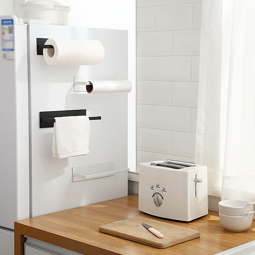

Paper Towel Holder Kitchen Towel Holder Wall Mount Towel Roll Holder No Drilling Bathroom Paper Dispenser