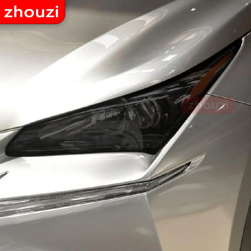 2 Pcs For Lexus NX NX300 300h NX200t 2015-2020 Car Headlight Tint Black Protective Film Transparent TPU Sticker Accessories 2 Pcs For Lexus NX NX300 300h NX200t 2015-2020 Car Headlight Tint Black Protective Film Transparent TPU Sticker Accessories