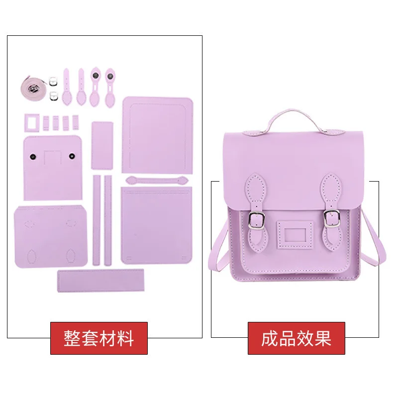 

Handmade New Retro Shoulder Postman Bag Handwoven DIY Material Large Capacity Cambridge Bag Homemade Meanings Gift Bag