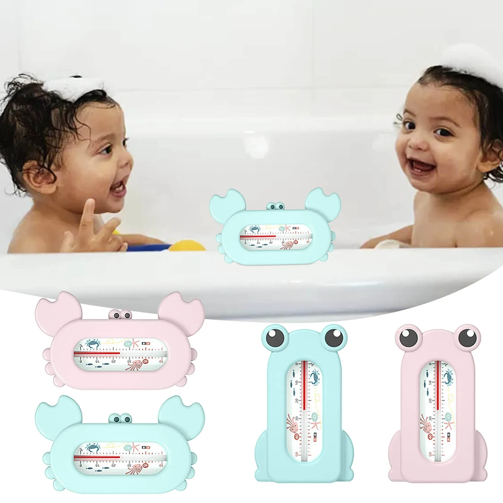 

Hot Cartoon Baby Water Thermometer Baby Bathing Frog Temperature Infants Toddler Shower Toys Kids Thermometer For Baby Care