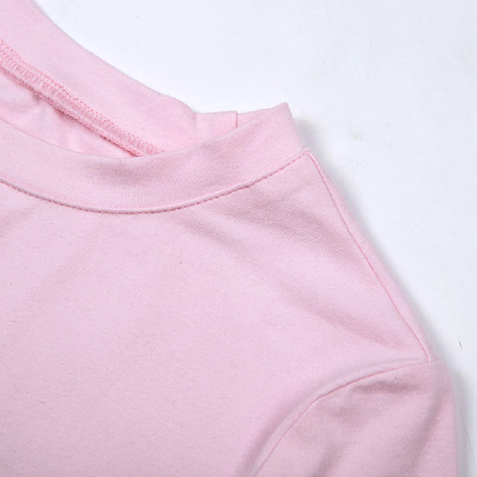 Футболка женская розовая с коротким рукавом милая Повседневная рубашка в стиле