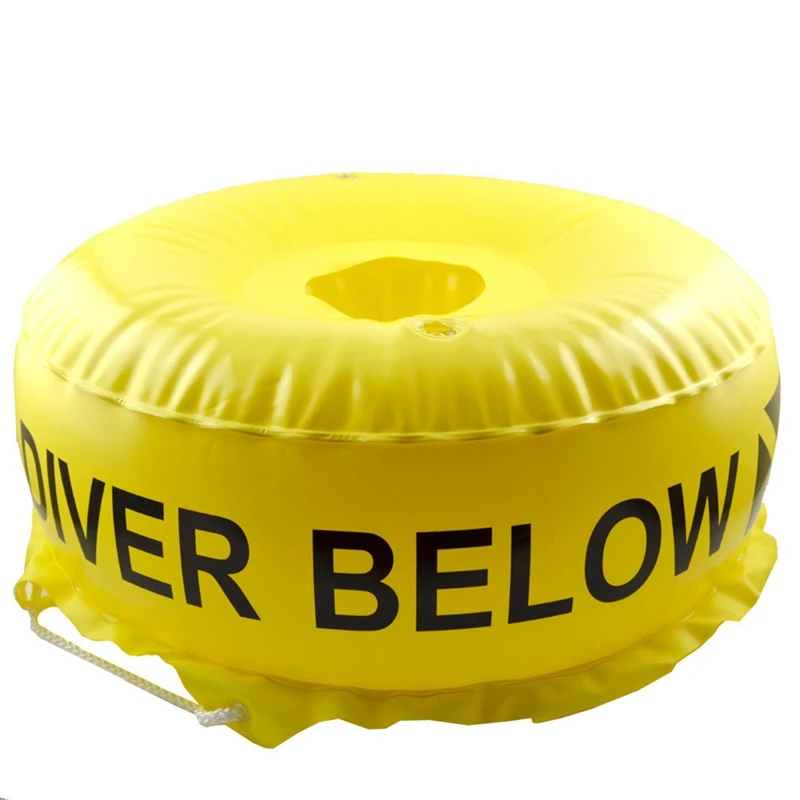 

High Visibility Diving Buoy Inflatable Training Float for Scuba Diving Snorkeling Diving Safety Float for Dive Flag