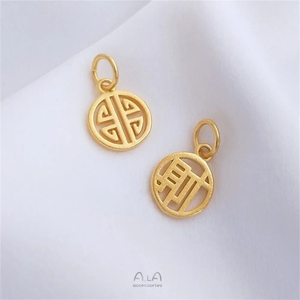 Вьетнамский золотой россыпь небольшой кулон браслет сделай сам антикварное