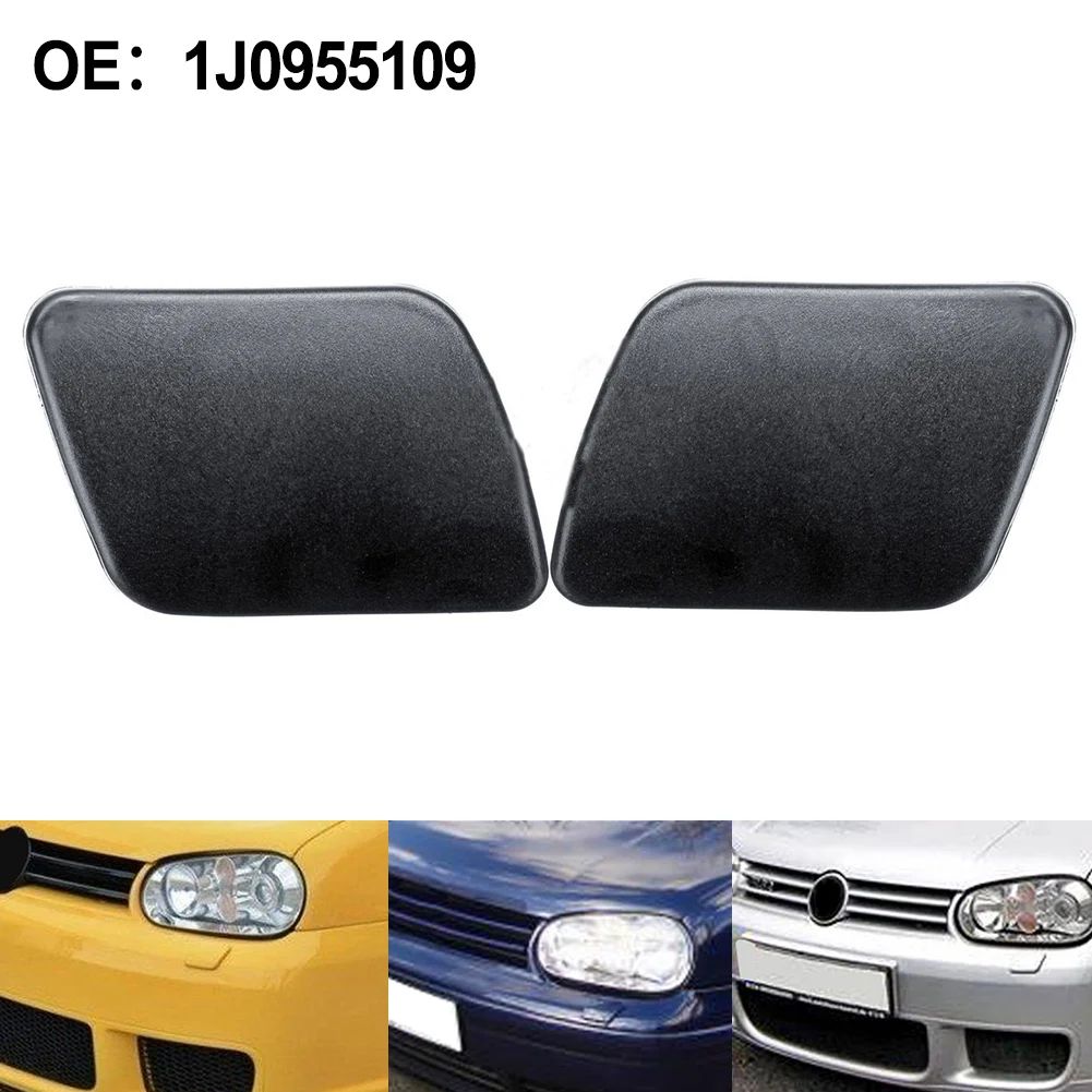 

Headlamp Cleaning Washer Jet Cap Left Right For Golf 4 1997-2006 Car Headlight Washer Spray Nozzle Cover 1J0955110A