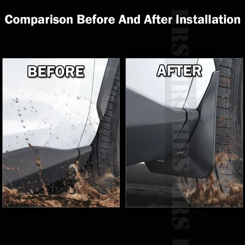 Фото Брызговики для Nissan QASHQAi, брызговики Fender QASHQAi, брызговики, брызговики, автомобильные аксессуары, автостайлинг, 4 шт. 2015-2021 №2