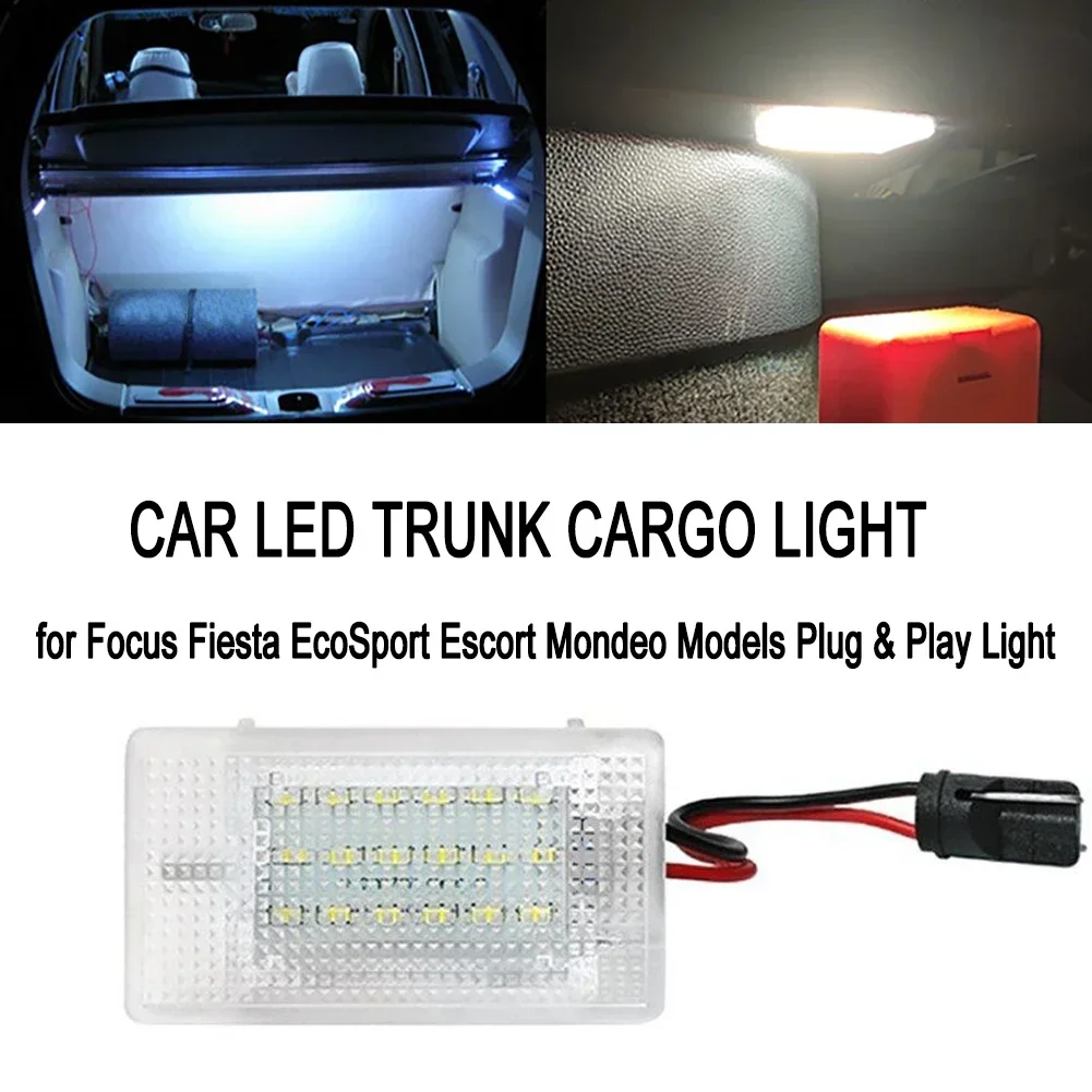 Фото Светодиодная подсветка салона Plug & Play белого цвета для Ford Focus, Fiesta, EcoSport, Escort, Mondeo: подсветка дверей, багажника, грузового отсека №5