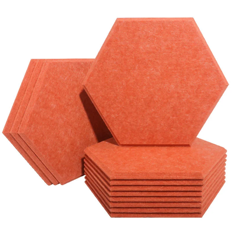 

Studio Soundproofing Acoustic Panel 12pcs Bedroom Acoustic Insulation Sound-absorbing Panels Home Accessories wall trim