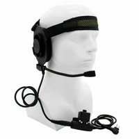 hd01 z tactical bowman elite ii headset u94 ptt mic microphone for motorola radio gp88s gp300 gp68 gp000 gp88 gp3188 cp040 ep450