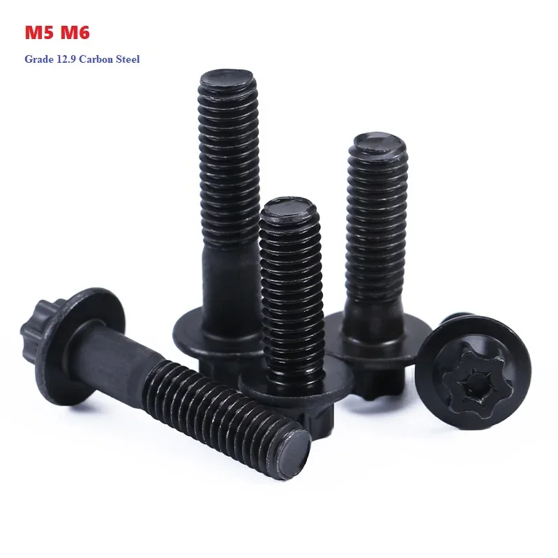 

Болты Torx с фланцем M5 M6 углеродистая сталь класс 12.9