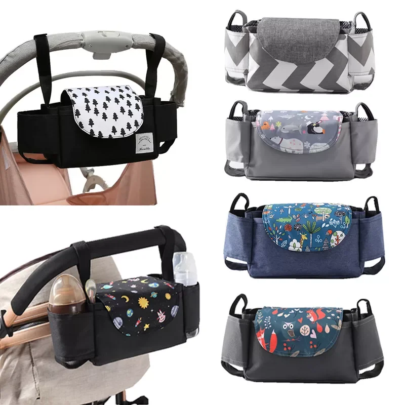 Bag Pram Stroller Organizer Baby Stroller Accessories Stroller Cup Holder Cover Trolley Organizer Travel Accessories
