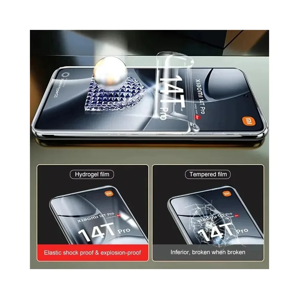 Фото 4 шт. гидрогелевой пленки для Realme GT Master, GT3, GT5, GT6, GT6T. Мягкая защитная пленка для экрана Realme GT7, GT7T, GT7 Pro, GT8, GT8 Pro HD. №5