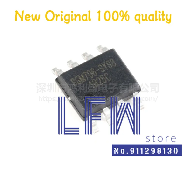 

10pcs/lot SGM706-SYS8G/TR SGM706-SYS8 SGM706SYS8 SGM706 SOP8 Chipset 100% New&Original In Stock