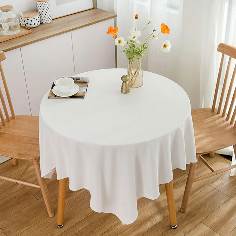 

Nordic Cotton Blend Tablecloth Interior Table Cloth Solid Tablecloths Tables Nappe De Table Cover Rectangular Tapete Mantel Mesa
