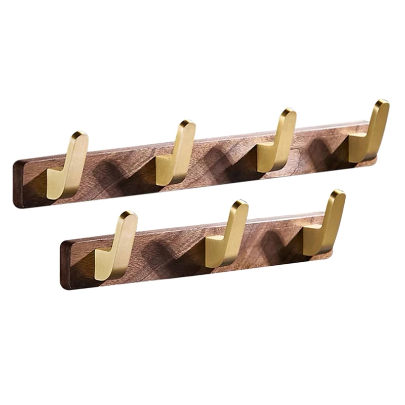 

Wooden Towel Hanger Installation Wall Hook Adhesive Decorative Clothes Holder for Bathroom Kitchen Bedroom Hooks
