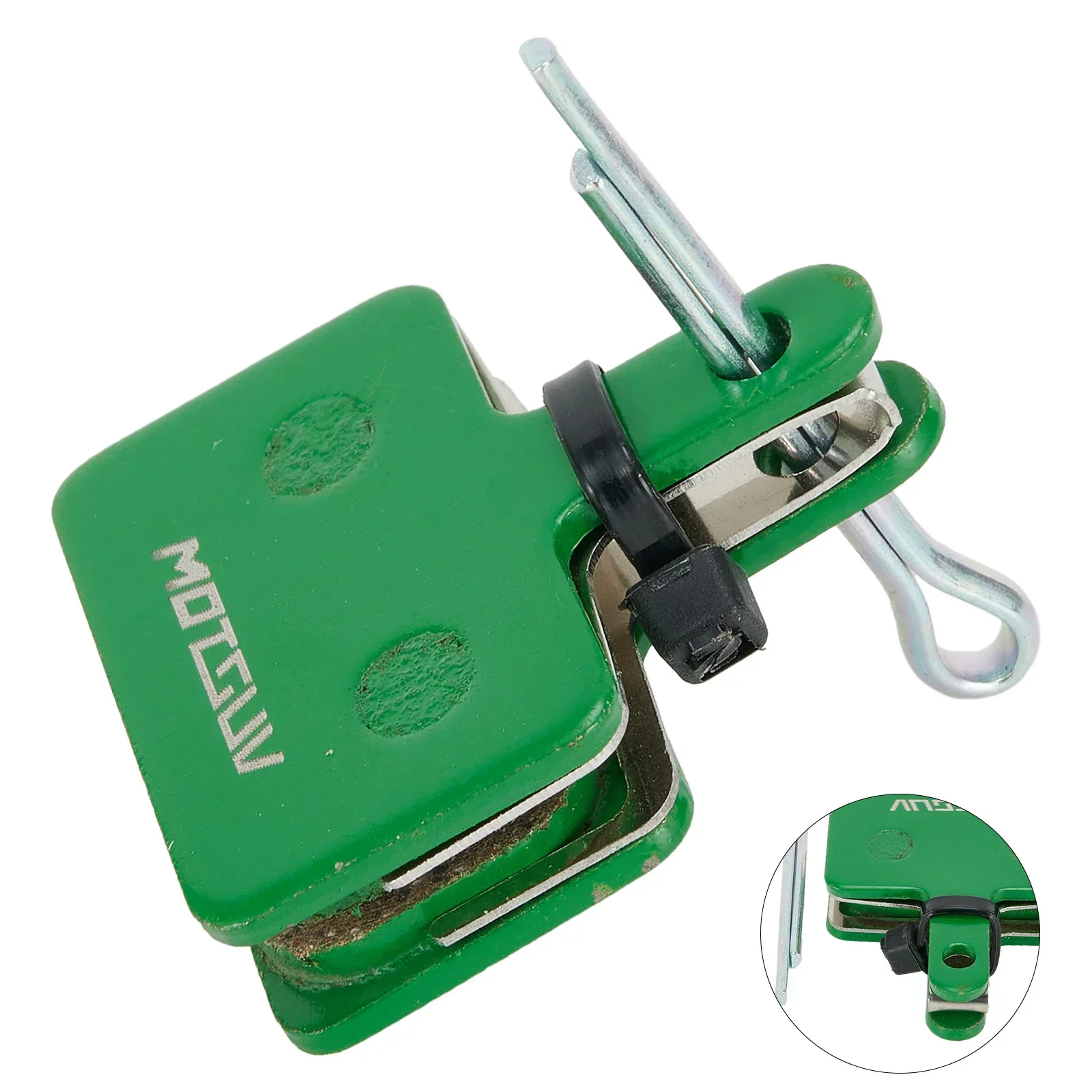 Велосипедные дисковые тормозные колодки уличные синие/зеленые/красные