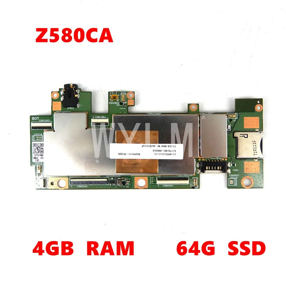 

Z580CA 64G SSD 4GB RAM Z3560 CPU Mainboard For ASUS Z580C Z580CA laptop Motherboard 100%Tested Working Well free shipping