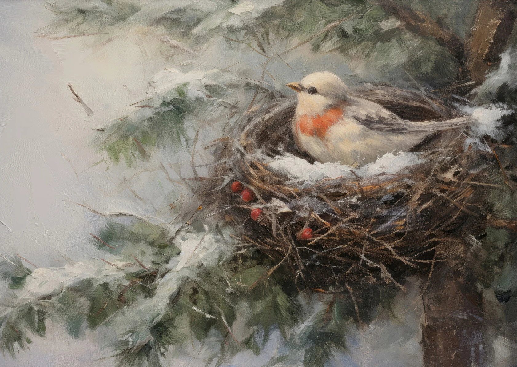 

Классические рождественские плакаты на холсте