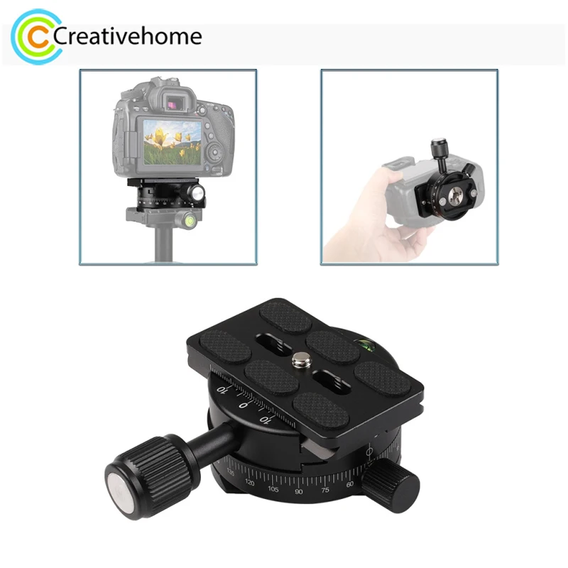 

360-градусный вращающийся панорамный панорама панорамирование наклон Профессиональный штатив для камеры монопод панорамная головка с быст...