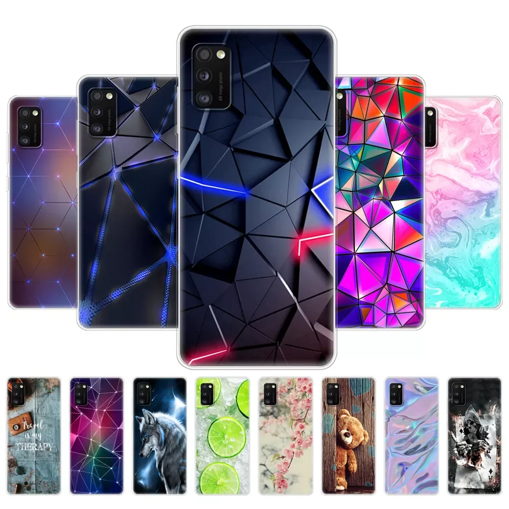 

For Samsung Galaxy A41 Case 6.1" Soft Silicon Phone Cover For Samsung A41 GalaxyA41 A 41 A415 SM-A415fzwmser Bumper