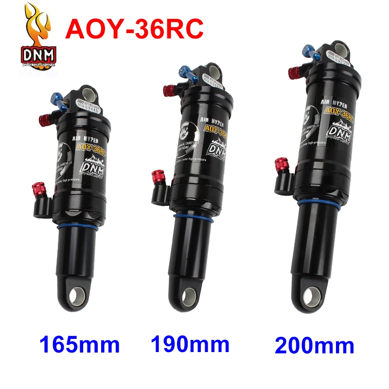 

DNM AOY-36RC MTB downhill bicycle coil rear shock absorber 165/190/200mm mountain bike air suspension manual control