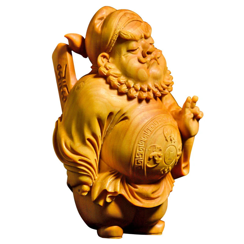 Персонаж мультфильма самшит резьба по дереву украшение дома твердая ремесло