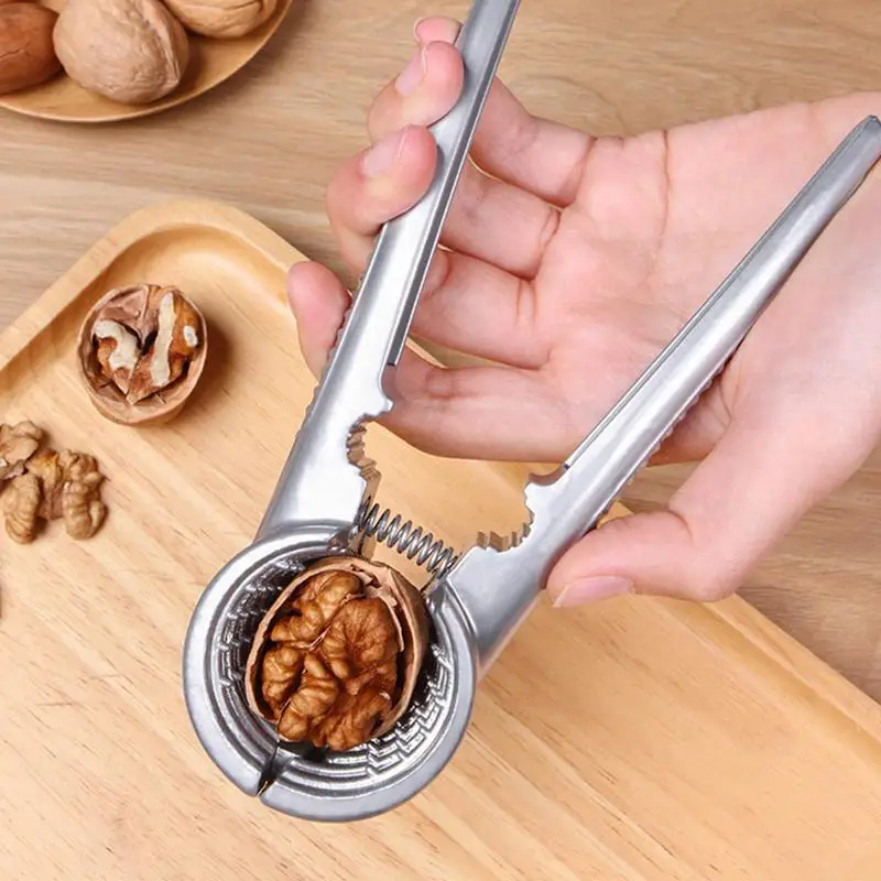 

Крекер каштанового цвета, многофункциональное устройство с ручкой, универсальное устройство для чистки фруктовых орехов, гаджеты, инструмент для домашней кухни