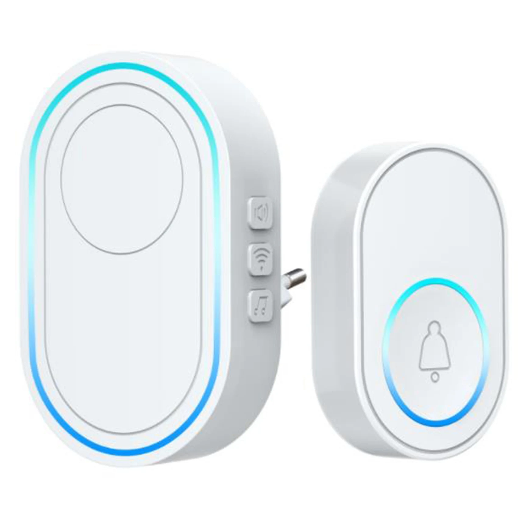 

Wireless Doorbell APP Wifi Doorbell Intelligent Welcome Home Alarm System 433MHz 300M Remote Smart Doorbell EU Plug