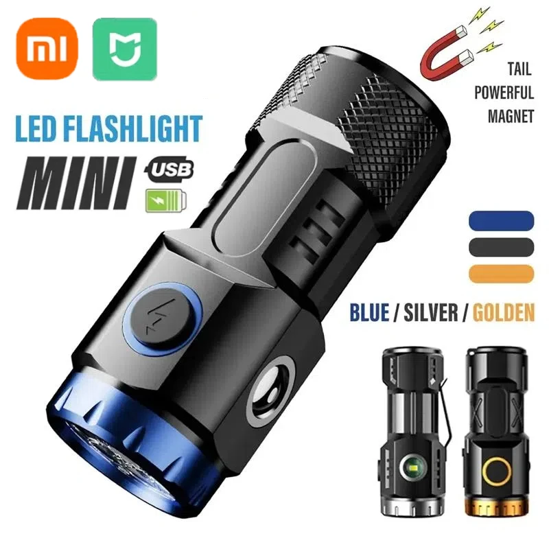 

MIJIA Мини перезаряжаемый фонарик с боковым светом