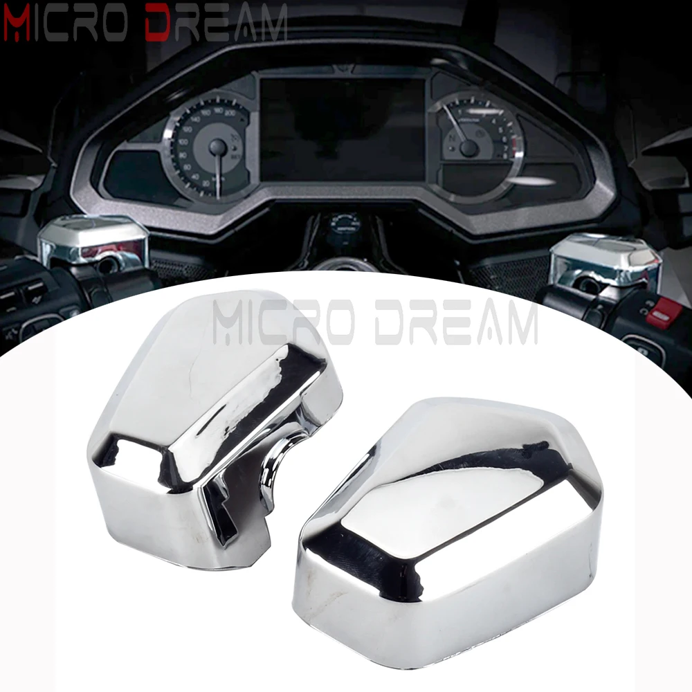 

For HONDA Gold Wing 1800 F6B GL1800 2018 - 2022 Tour DCT Airbag Motorcycle Chrome Front Brake Master Cylinder Cover Protective