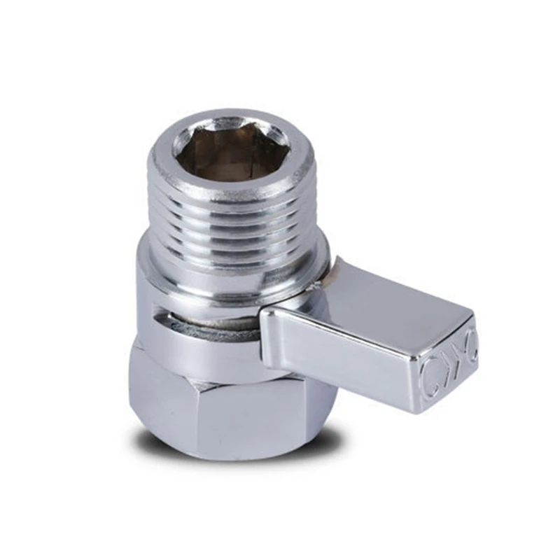 Клапан контроля расхода воды и запорный клапан из твердой латуни для ручного