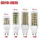 Светодиодные лампы GU10, 5 Вт, 9 Вт, 15 Вт, 220 В, светодиодсветодиодный лампа-кукуруза SMD 2835, точечный светильник 42, 84, 123, светодиоды s, холодный и теплый белый эффективсветильник льник