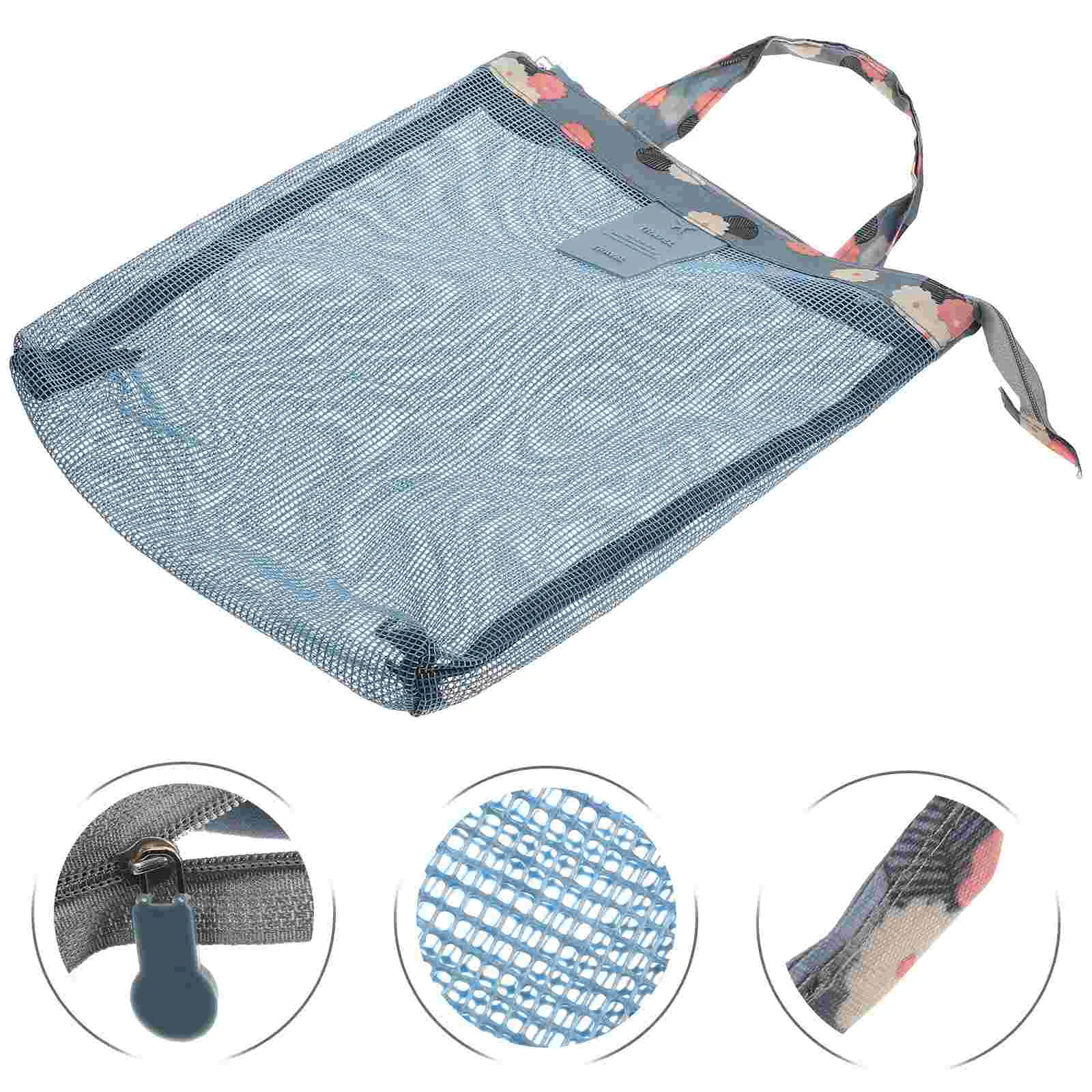 

Bag Bags Mesh Toiletry Makeup Travel Zipper Simple Storage Portable Convenient Towels Cosmeticswimsuitwet Pouches Wash